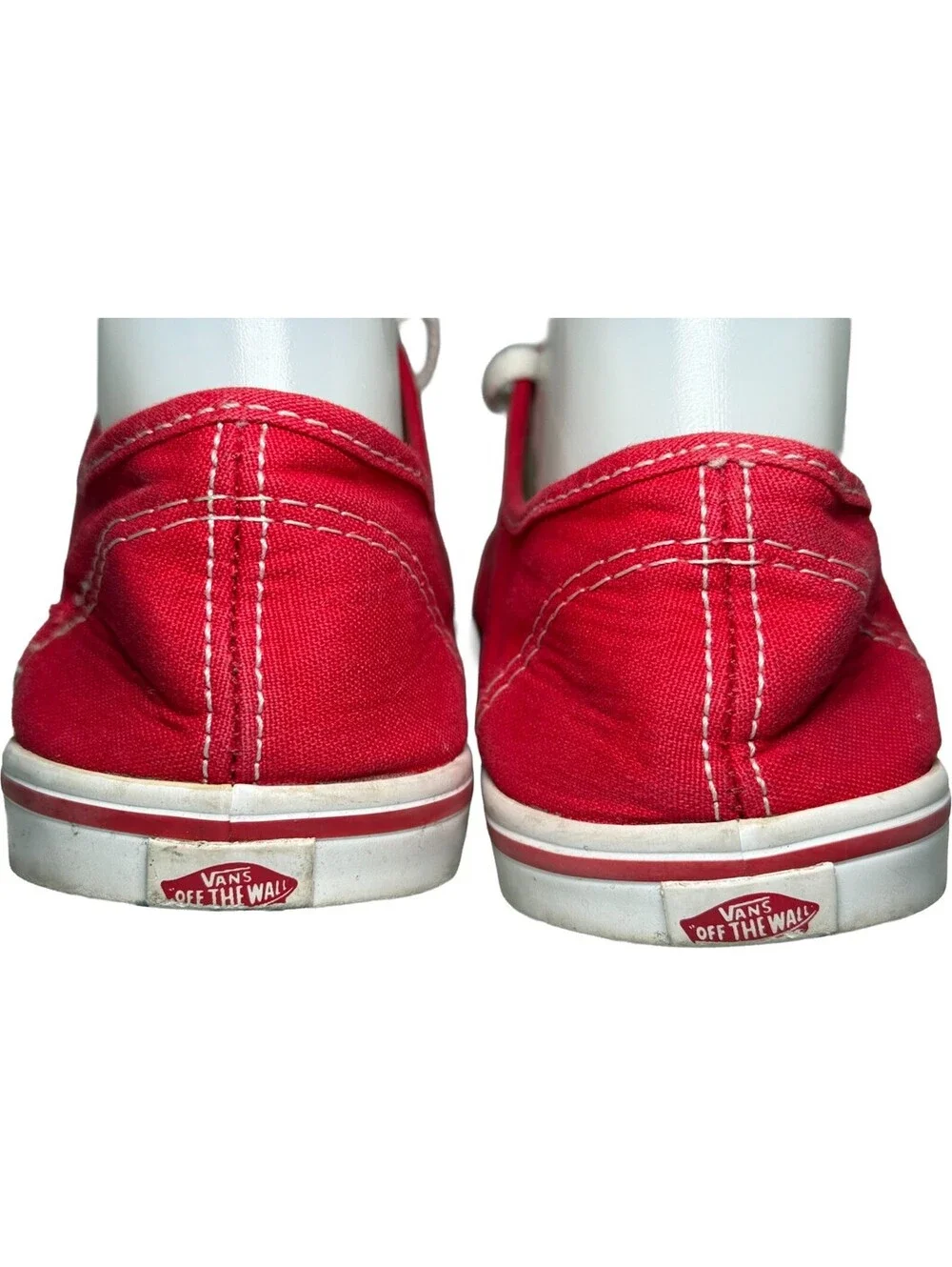 VANS OFF THE WALL UNISEX LOW SNEAKER Mens 5.5 Womens 7 Laces Red / Dark Pink